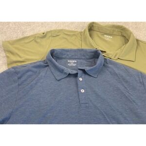 BONOBOS Slim Fit DRYTEX Short Sleeve Polo Shirts Men Size XXL **LOT OF 2